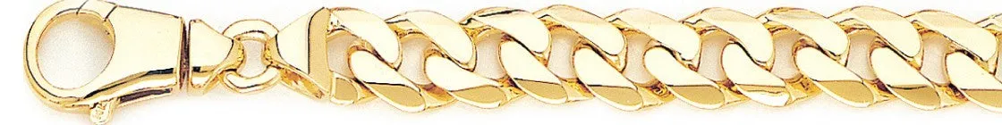 10.1mm Beveled Flat Curb Link Bracelet