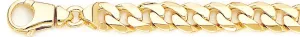 10.1mm Beveled Flat Curb Link Bracelet