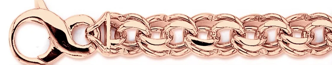 12.8mm Double Link Bracelet