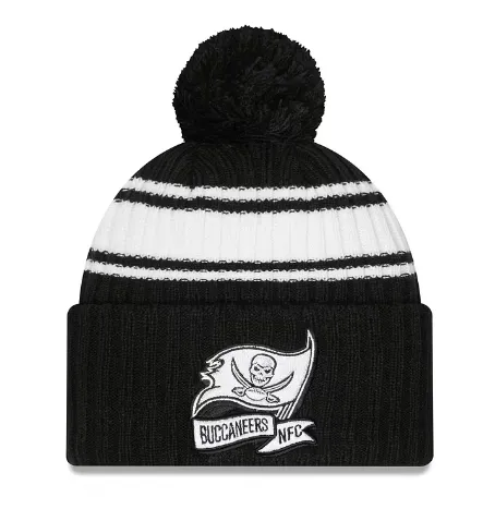 2022 Cold Weather Black and White Pom Knit Hat