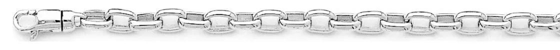 4.4mm Cylinder Rolo Chain Necklace