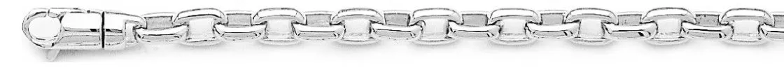 4.9mm Cylinder Rolo Link Bracelet