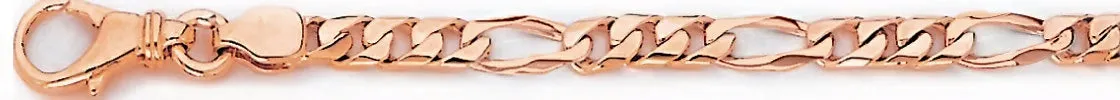 4.9mm Square Figaro Link Bracelet