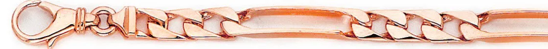 5.4mm Elogated Figaro Link Bracelet