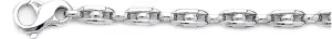 5mm Center Bullet Link Bracelet