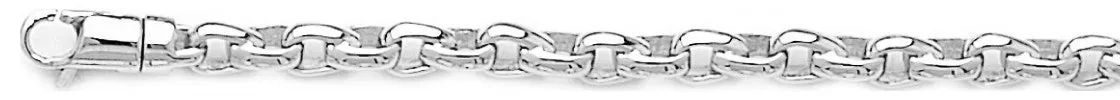 5mm Semi Rolo Chain Necklace