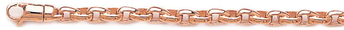5mm Semi Rolo Chain Necklace