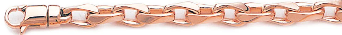 6.5mm Semi Rolo Chain Necklace