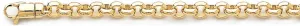 6mm Domed Rolo Link Bracelet