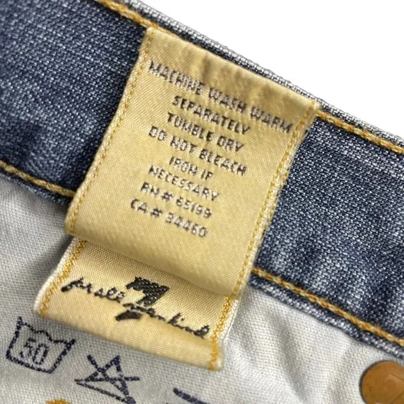 7 For All Mankind Original Bootcut Jeans in New York Dark Wash Size 28