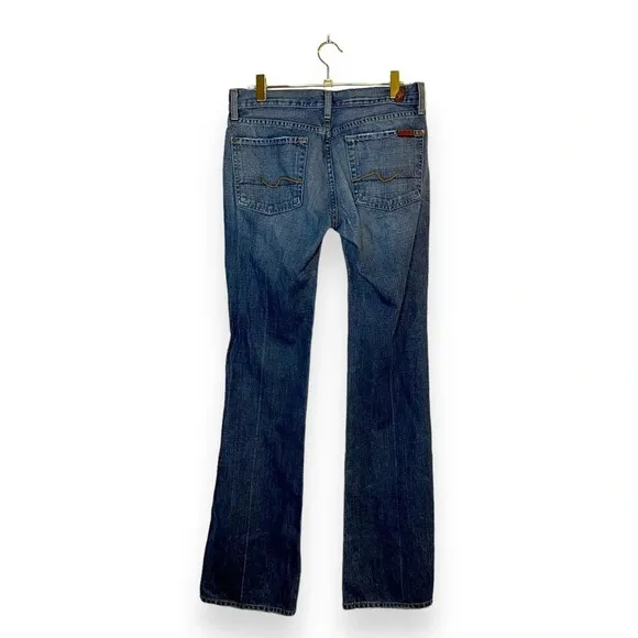 7 For All Mankind Original Bootcut Jeans in New York Dark Wash Size 28