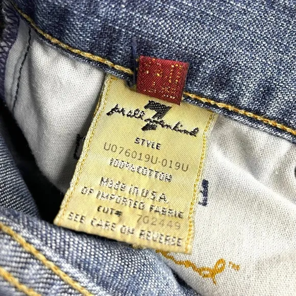 7 For All Mankind Original Bootcut Jeans in New York Dark Wash Size 28