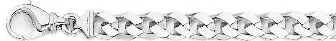 7.8mm Flat-Top Curb Link Bracelet