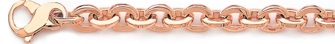 8.1mm Flat Rolo Link Bracelet
