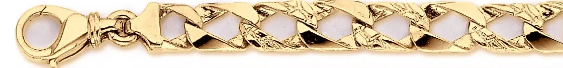 8.5mm Nugget Curb Link Bracelet