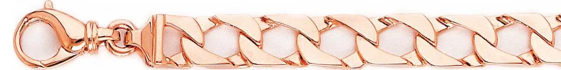 8.9mm Flat Curb Link Bracelet