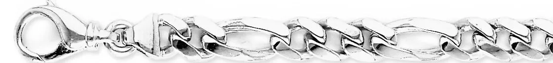 8mm Figaro Link Bracelet