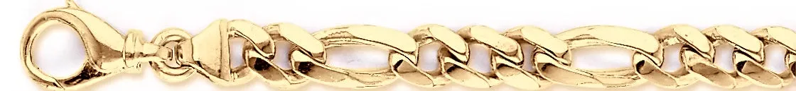 8mm Figaro Link Bracelet