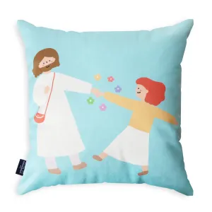 A Joyful Dance with Jesus {Cushion Cover}