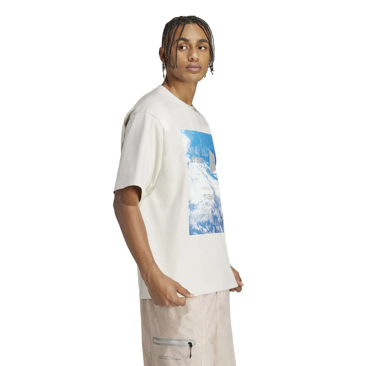 Adidas Outdoor Men AWD Graphic Tee White HR7141