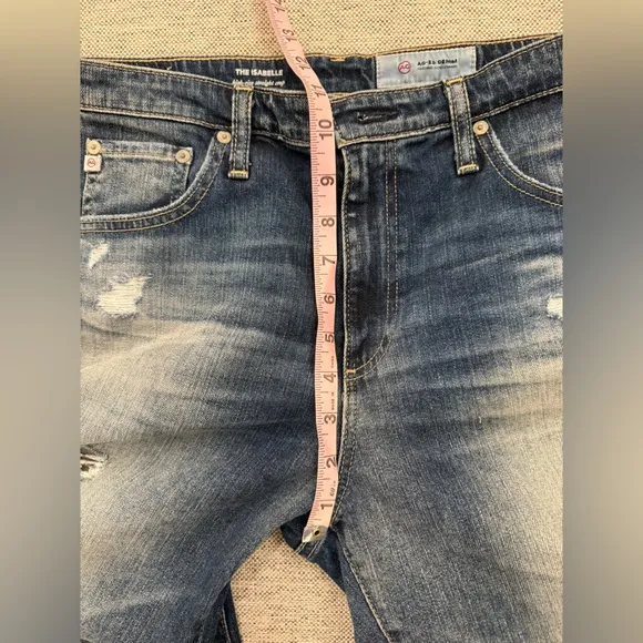 AG The Isabelle High Rise Straight Jeans