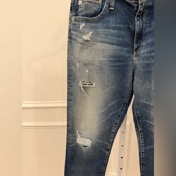 AG The Isabelle High Rise Straight Jeans