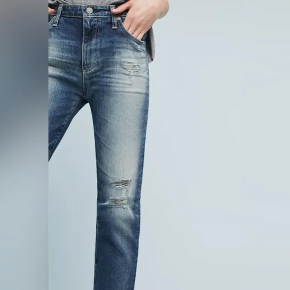 AG The Isabelle High Rise Straight Jeans
