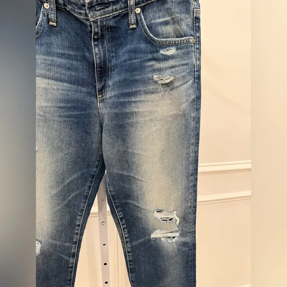 AG The Isabelle High Rise Straight Jeans