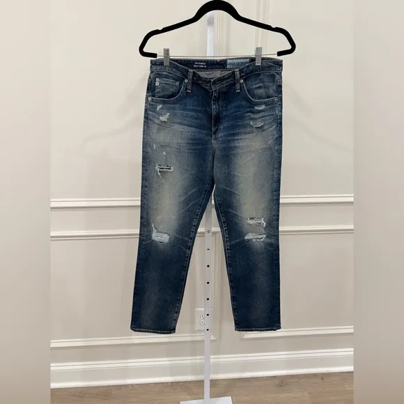 AG The Isabelle High Rise Straight Jeans