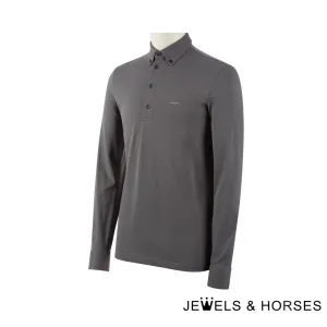 Animo Aroma Mens Long Sleeve Polo - Scoiattolo
