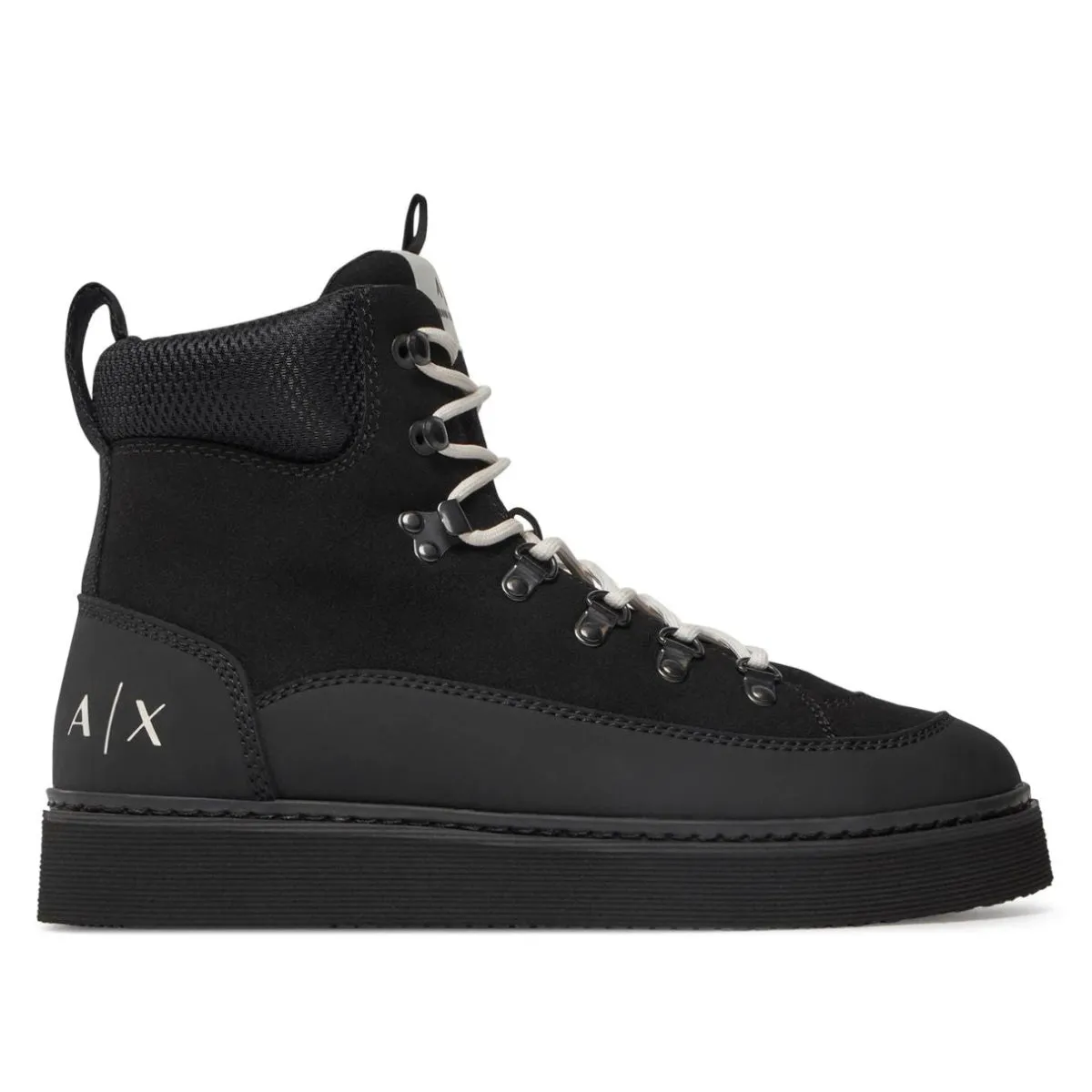 ARMANI EXCHANGE Lace-Up Boots Mens XV778-BLK