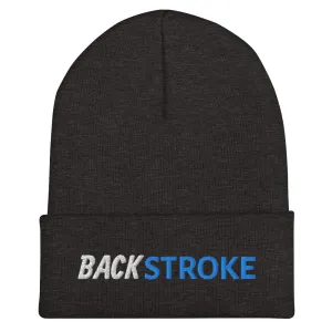 Backstroke Swimmers Embroidered Cuffed Beanie