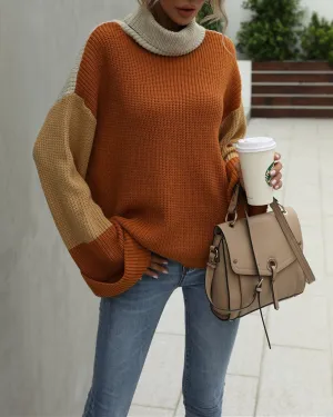 Big Ben Colorblock Turtleneck Sweater