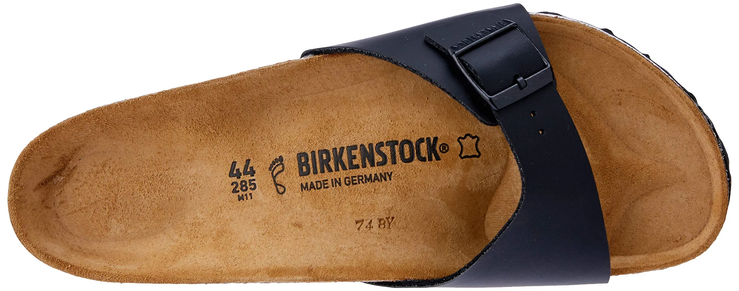 Birkenstock Men´s Madrid Black Synthetic Sandals 42 EU (M9/L11 US) N 040793