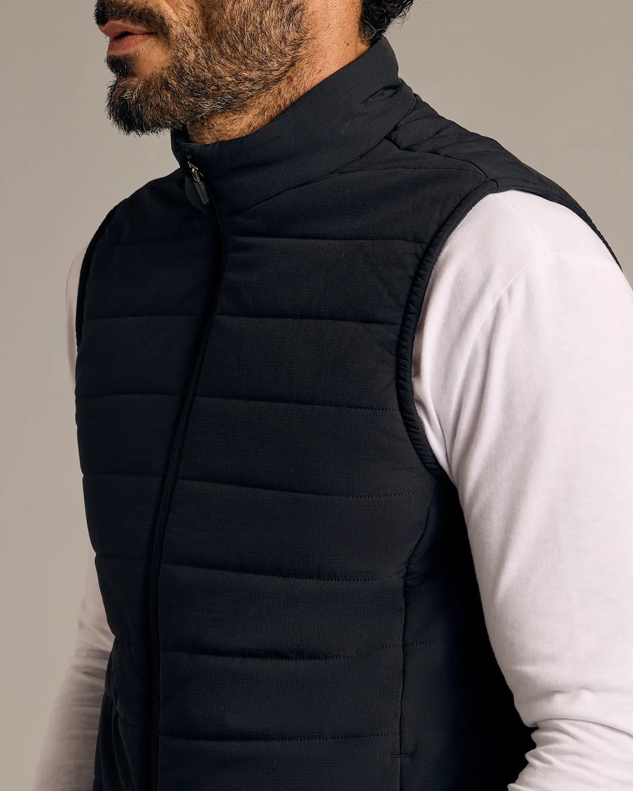 Black Puffer Vest 2.0
