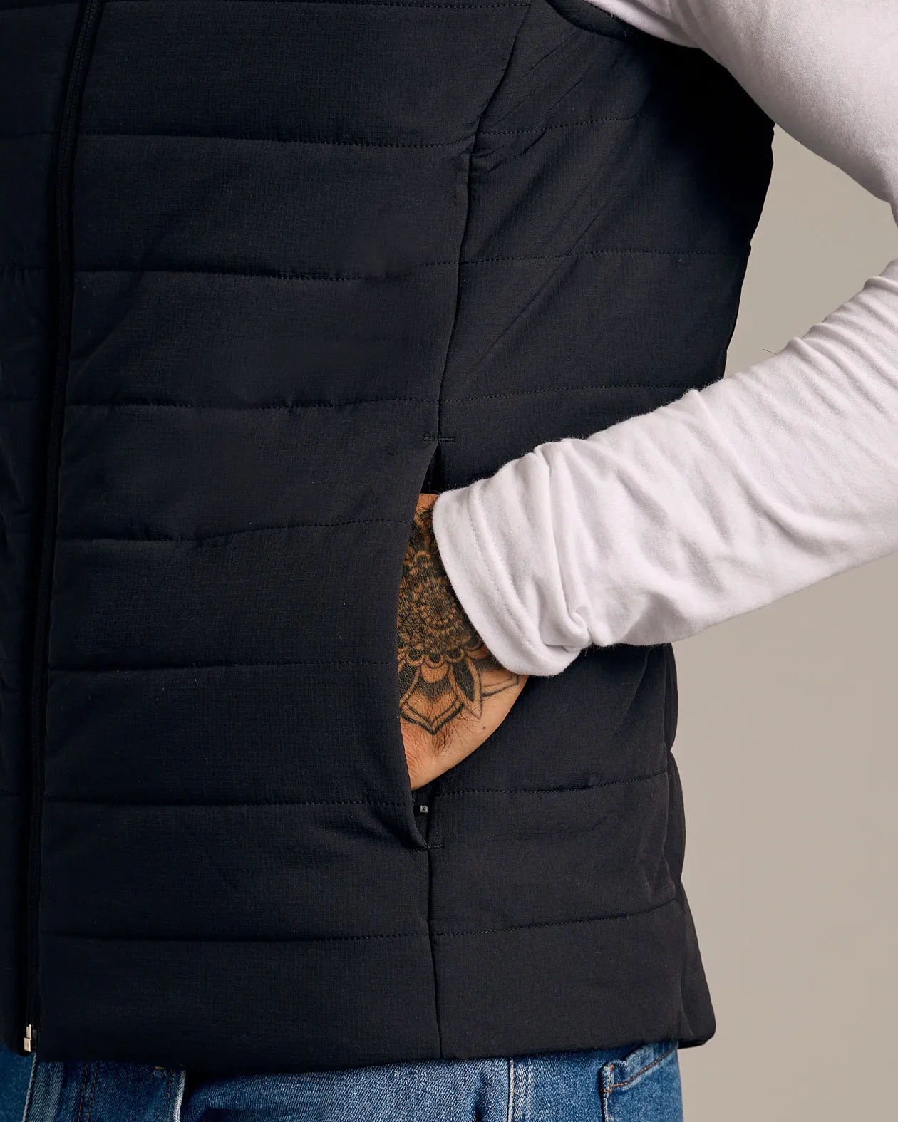 Black Puffer Vest 2.0