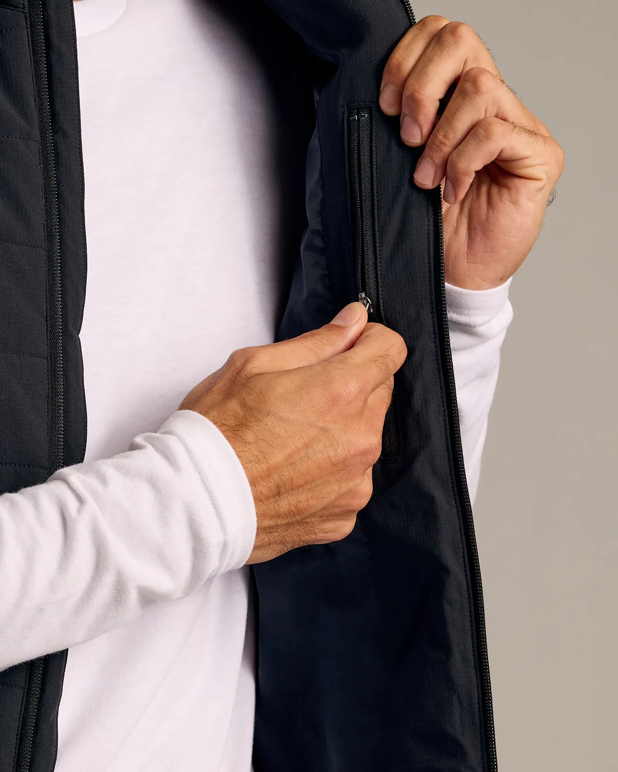 Black Puffer Vest 2.0