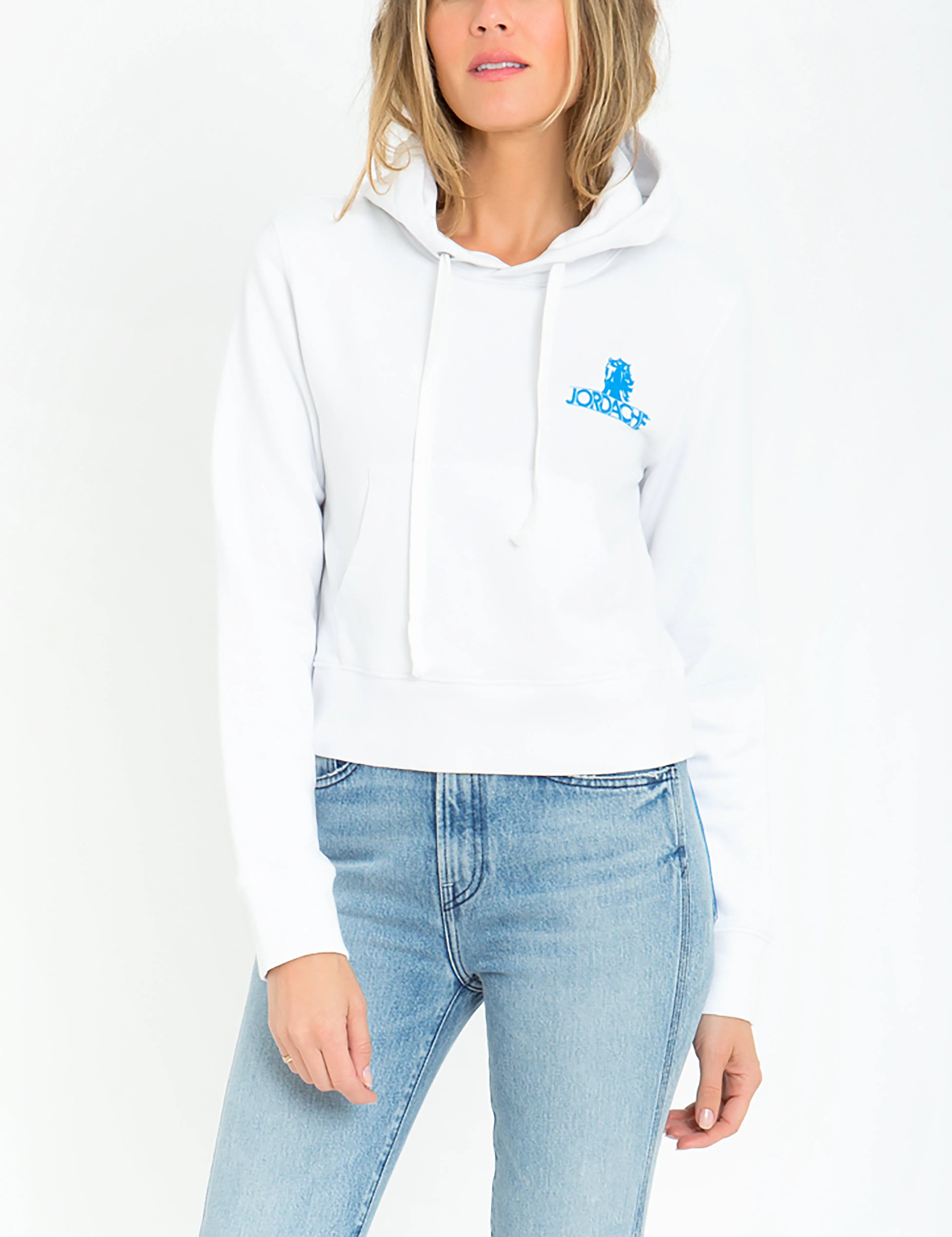Blue Mini Logo Hooded Sweatshirt