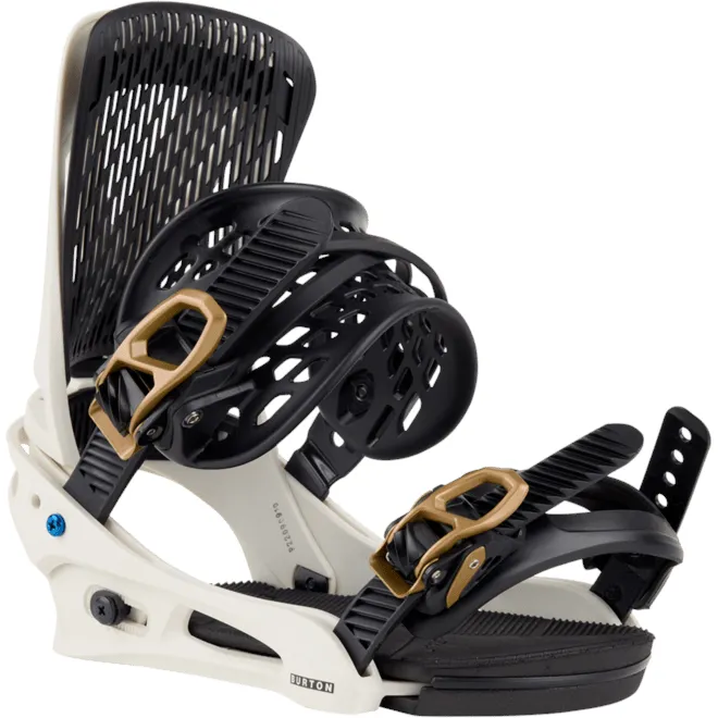 Burton Step On Genesis Snowboard Bindings Mens White / Gold