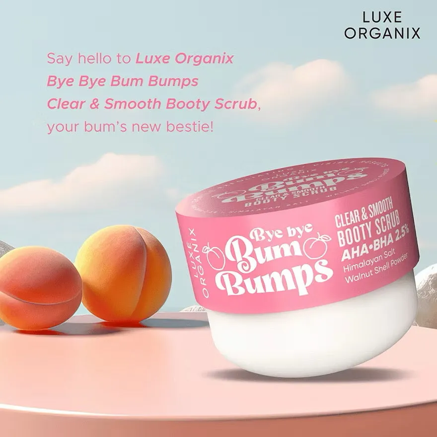 Bye Bye Bum Bumps Clear and Smooth Booty Scrub 285g