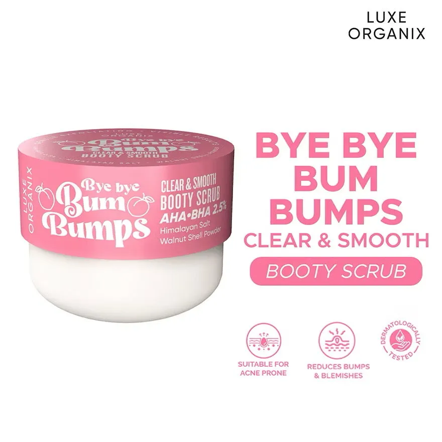 Bye Bye Bum Bumps Clear and Smooth Booty Scrub 285g