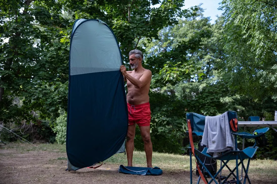 CABINE DE DOUCHE POUR LE CAMPING - 2SECONDS