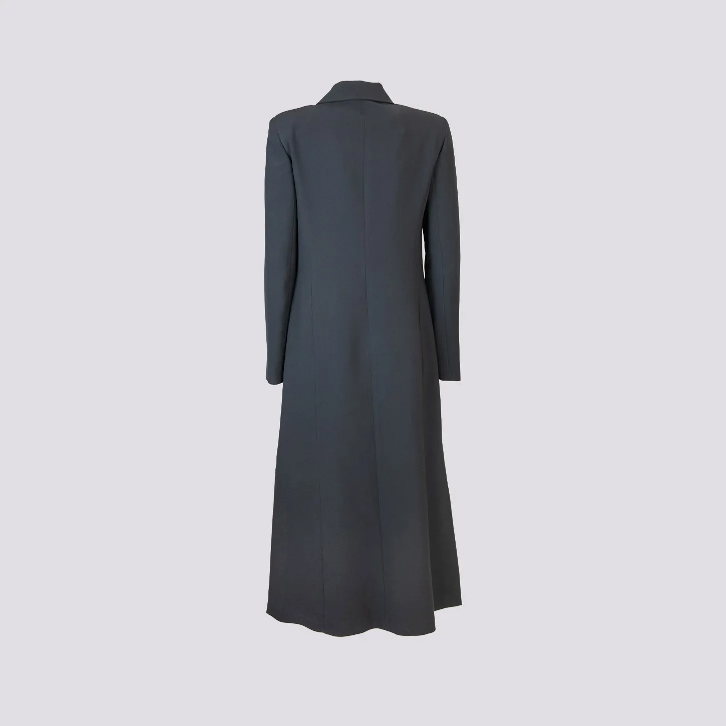 CAPPOTTO DOPPIOPETTO  CON SPACCO LATERALE NERO