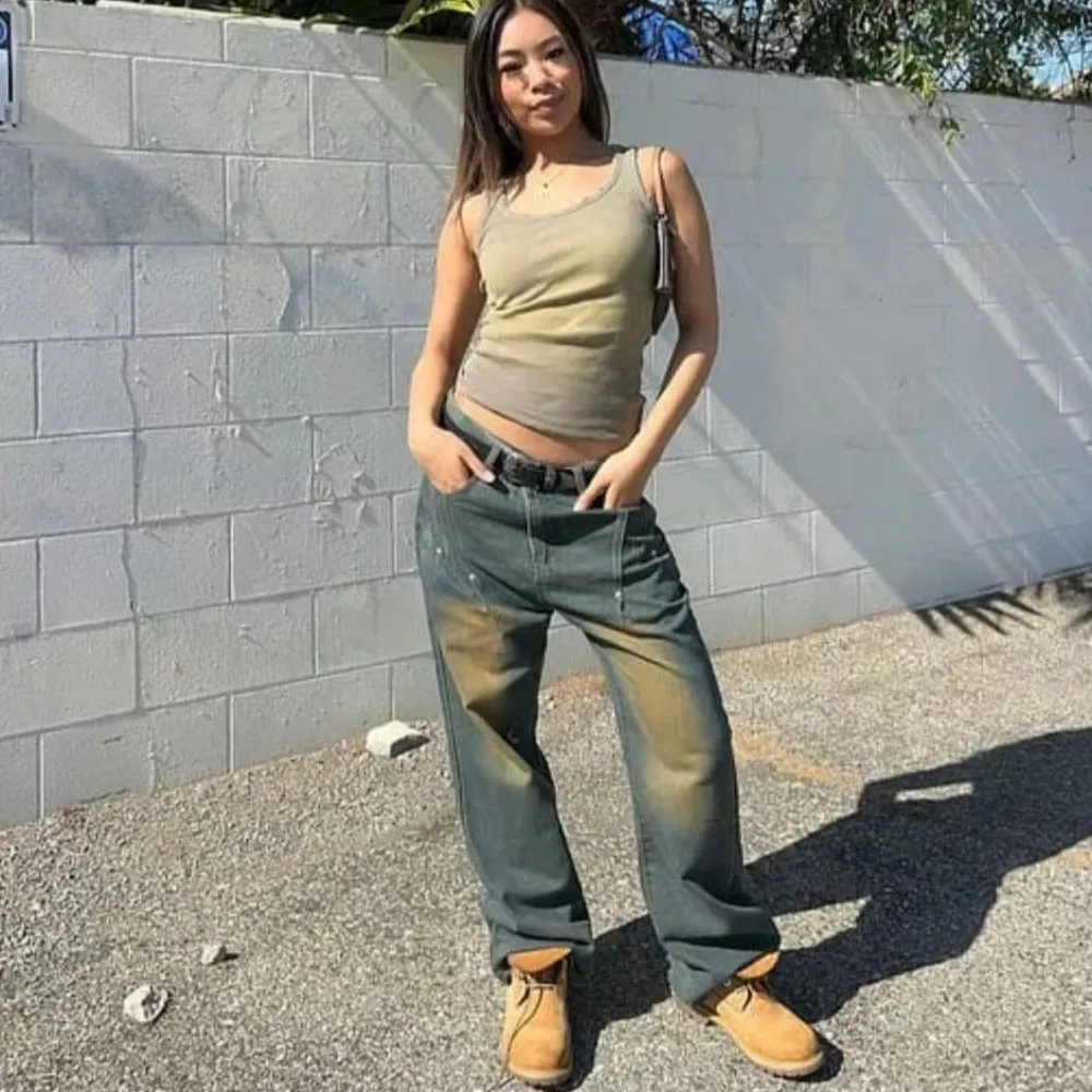 CE | American Retro Distressed Straight Jeans