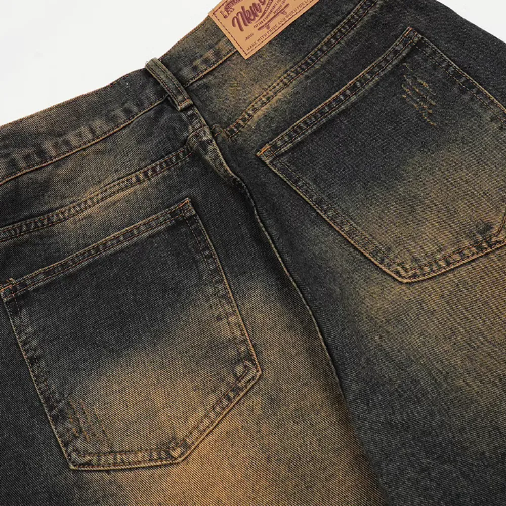 CE | American Retro Distressed Straight Jeans