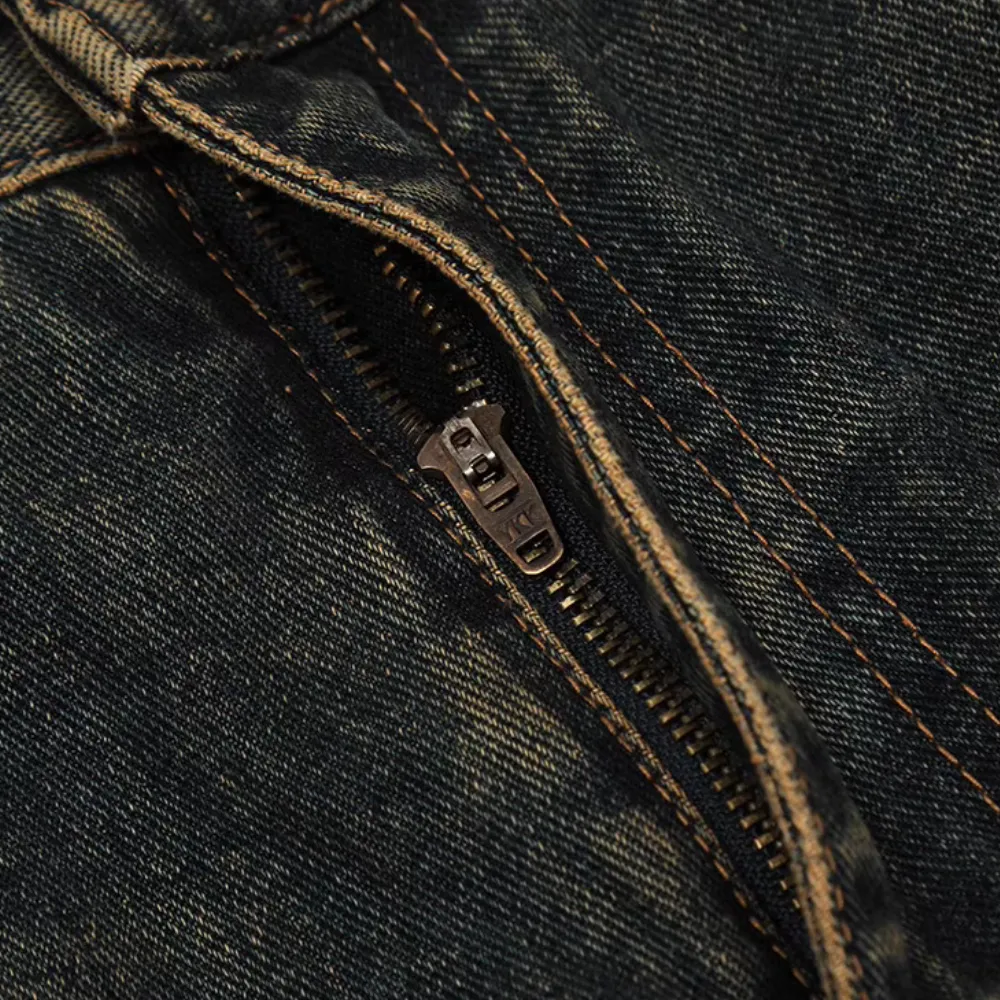 CE | American Retro Distressed Straight Jeans
