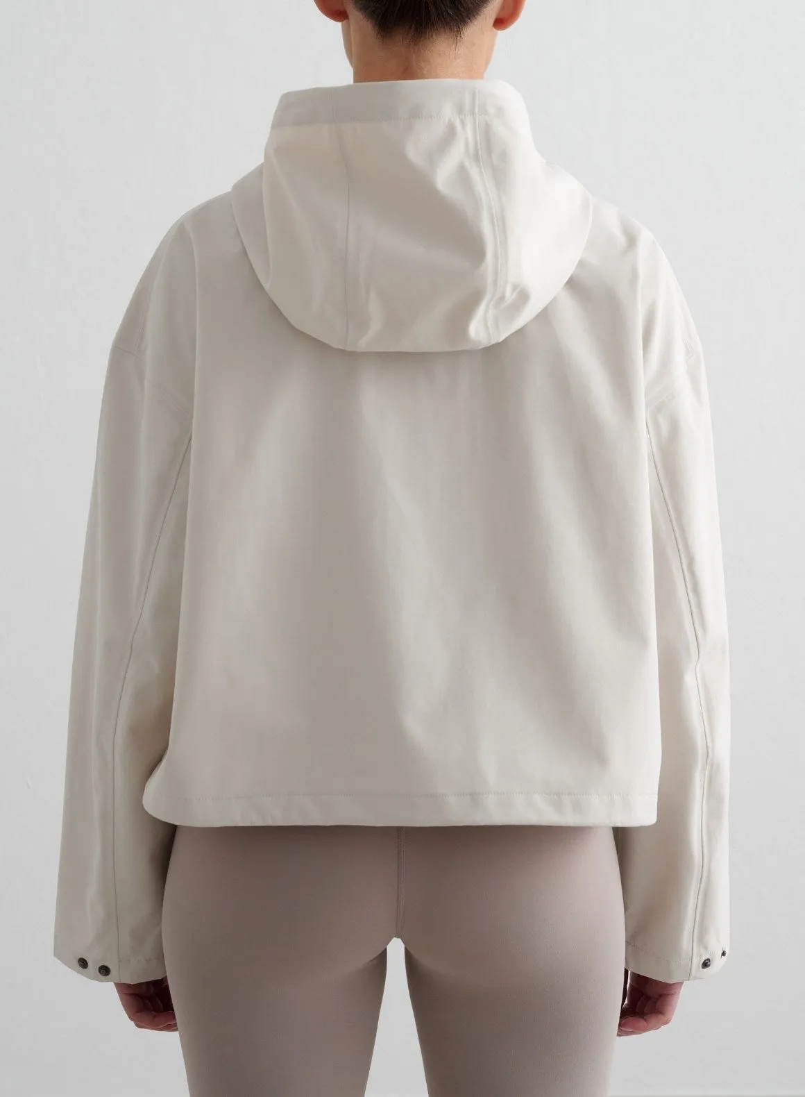 Clay Cropped Waterproof Anorak