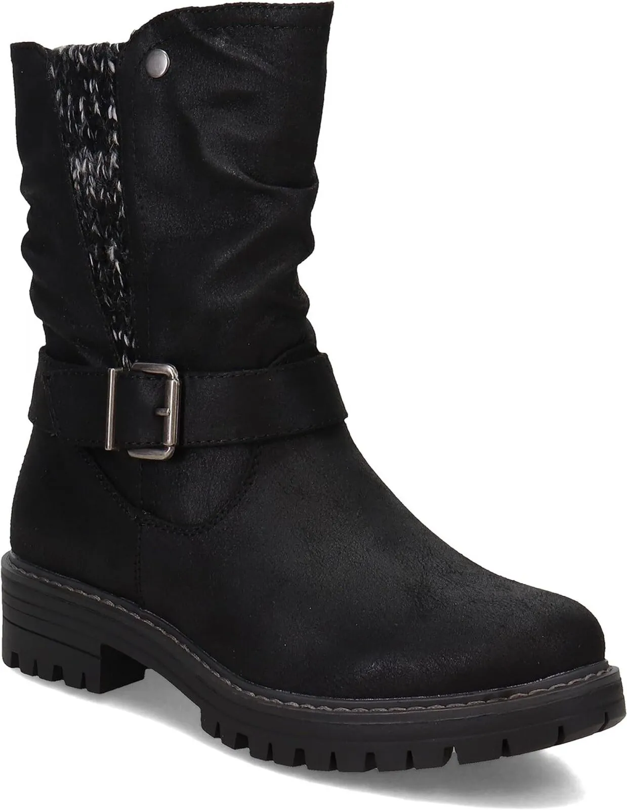 Cliffs By White Mountain Women's Mingle Mid-Shaft Boots Black / Fabric 6.5M