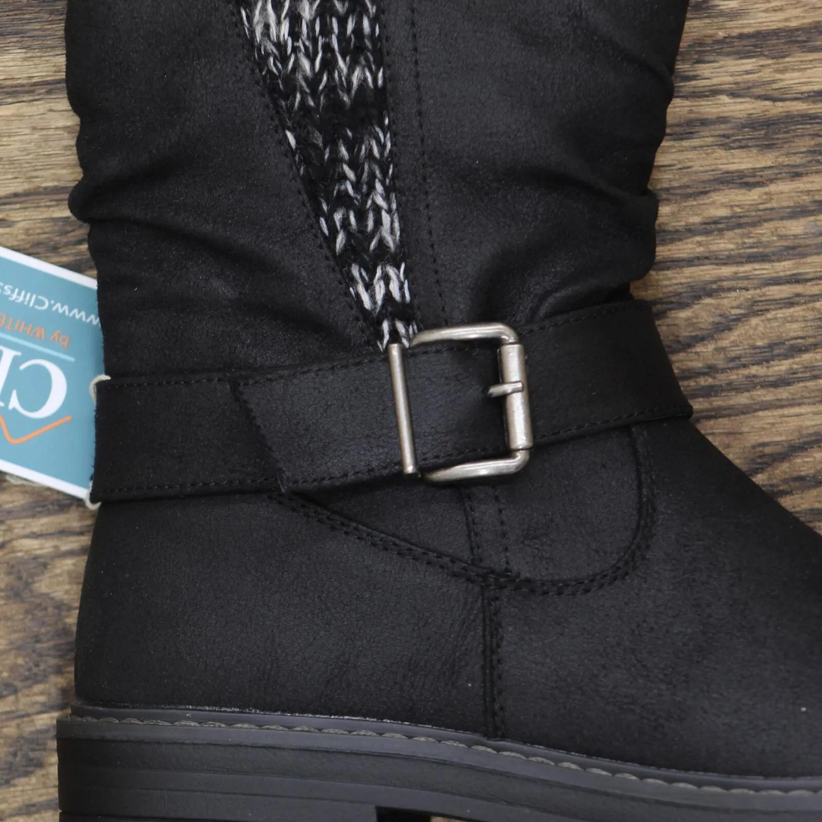 Cliffs By White Mountain Women's Mingle Mid-Shaft Boots Black / Fabric 6.5M