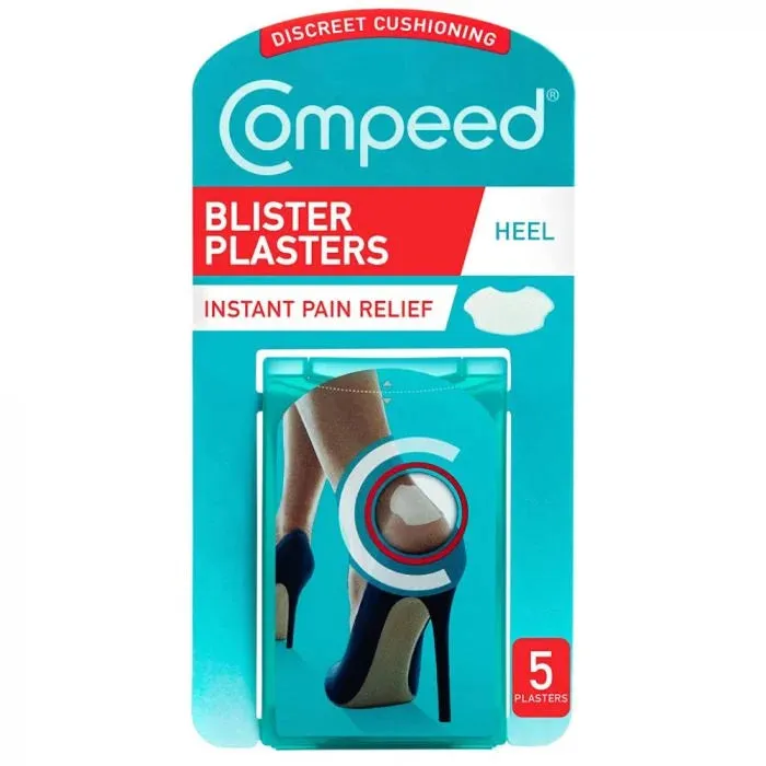 Compeed High Heels 5's ultra -hidden bubble plaster, designed for high heels
